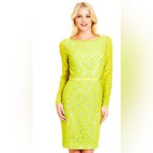 Pit pit 20 inches length 36” nine west dress size 12 turquoise and lime green